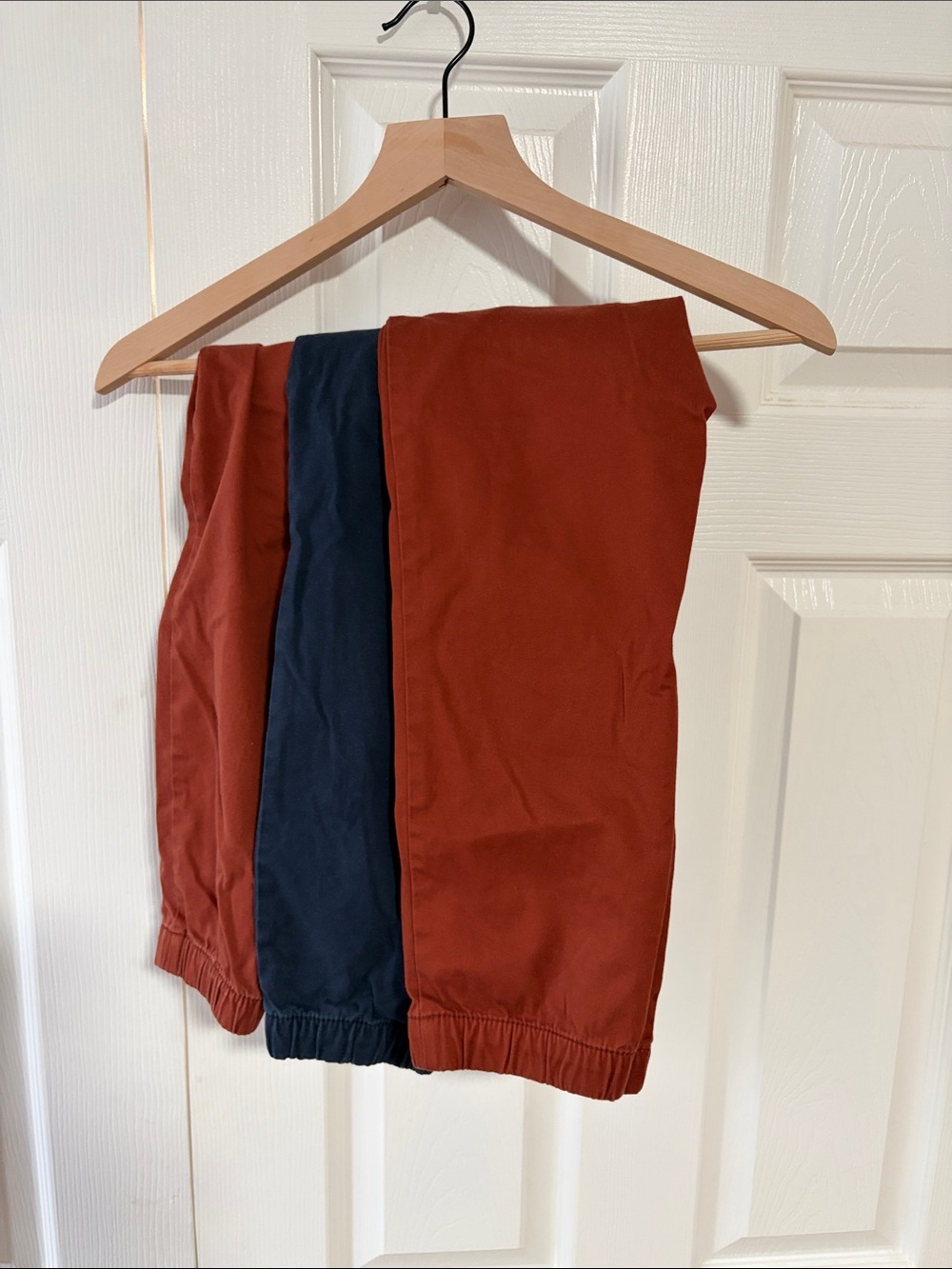 Cat & Jack Rust and Navy Jogger Pants Trio